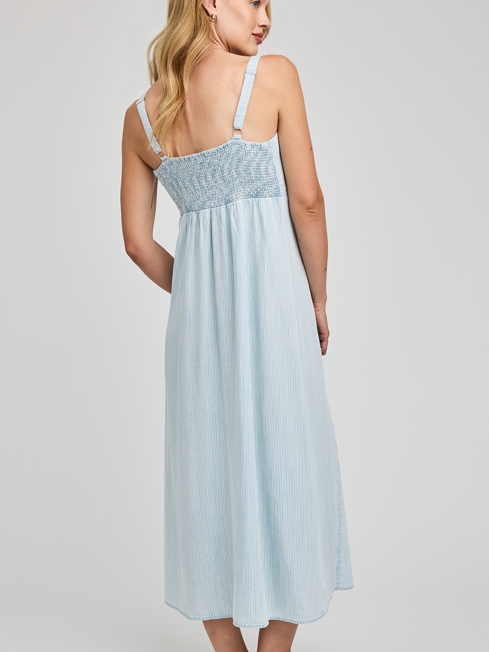 Gentle Fawn Renata Dress Blue Stripe - Picture 2 of 8